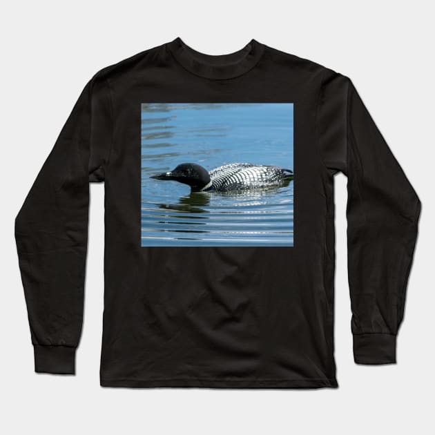 Male Loon Long Sleeve T-Shirt by CanadianWild418